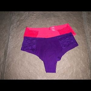 Size small lace no show vs cheeky. Good condition. Smoke free home